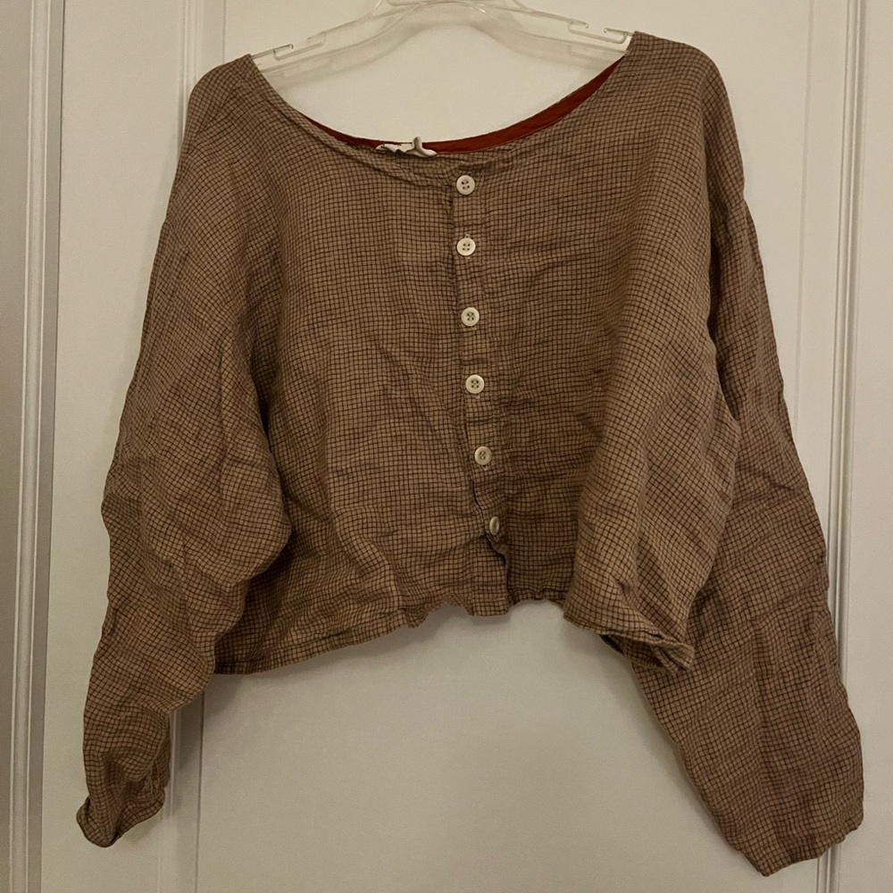 100% Linen Athena Top